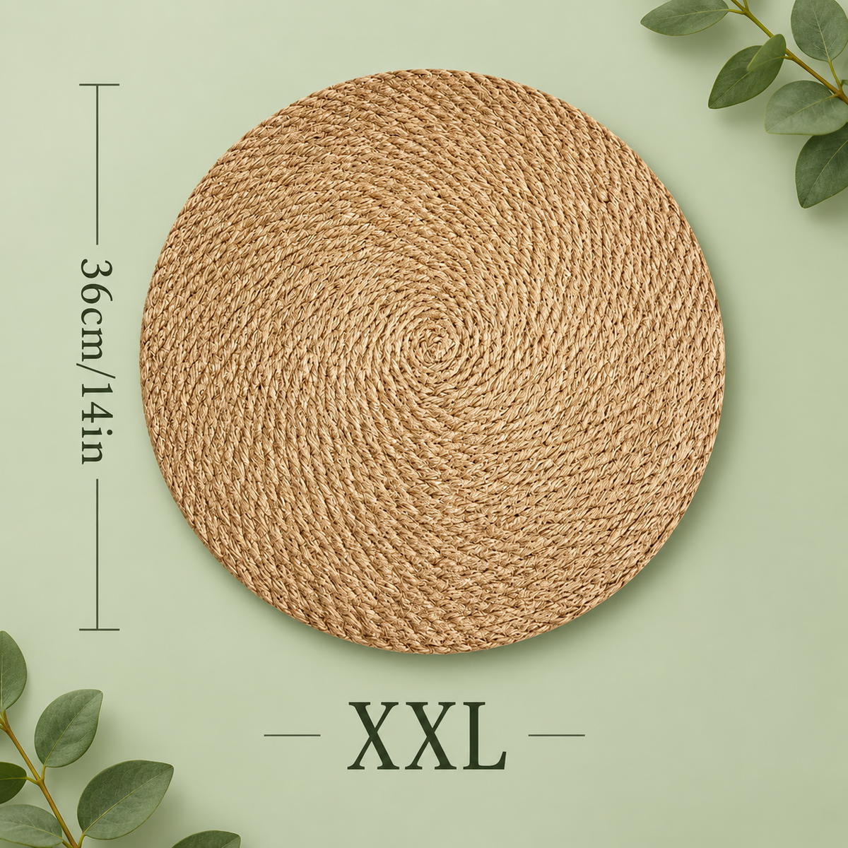 Woven Jute Trivet Mat