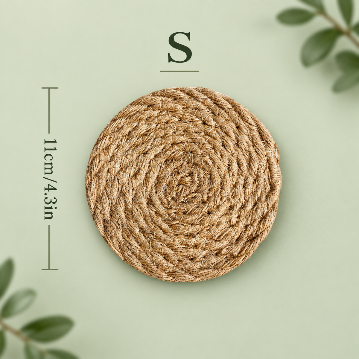 Woven Jute Trivet Mat