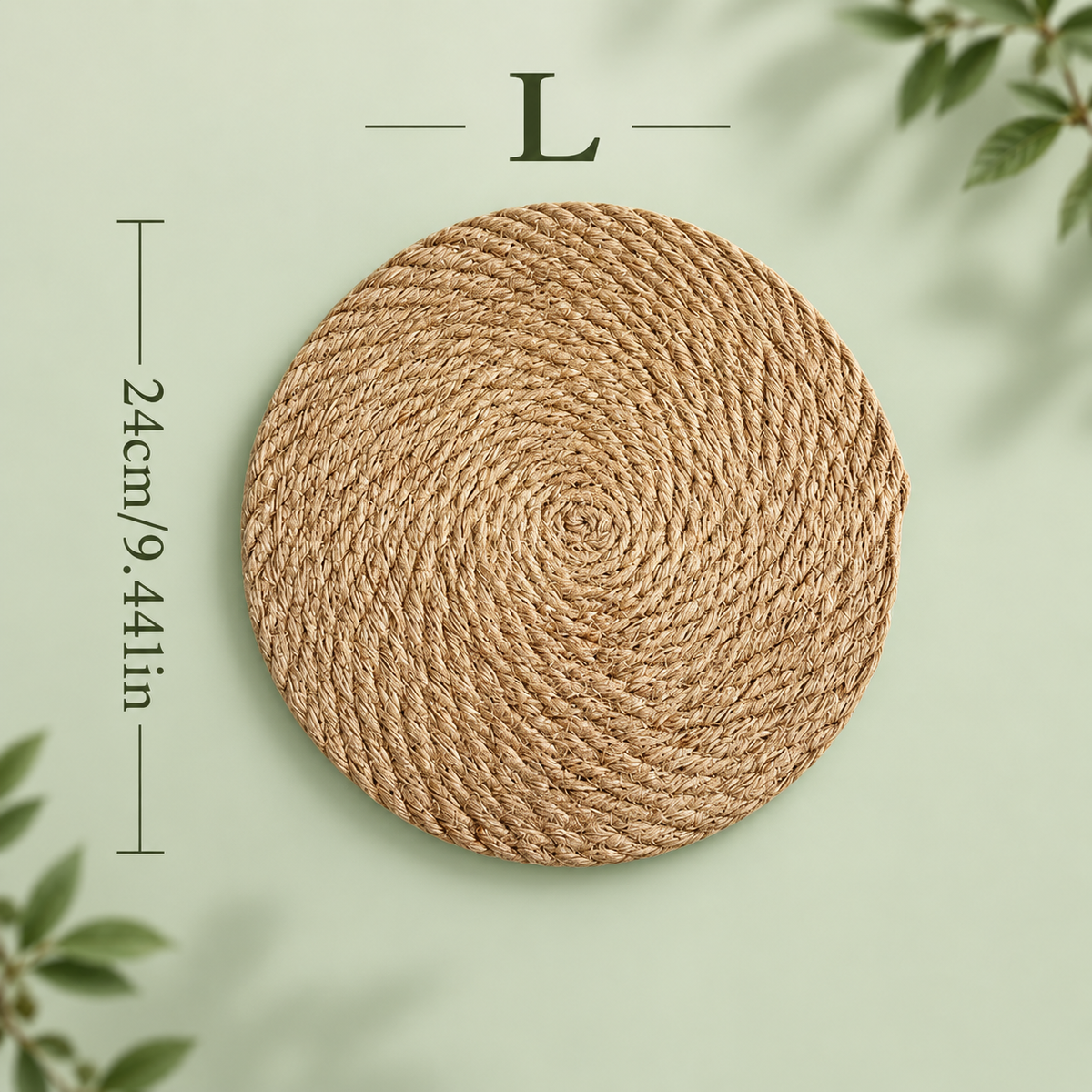 Woven Jute Trivet Mat