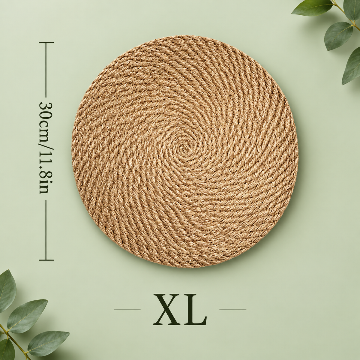 Woven Jute Trivet Mat