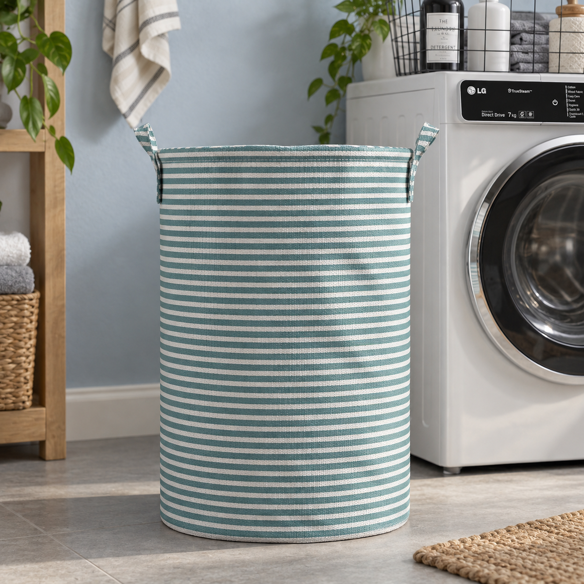 Space-Saving Laundry Basket