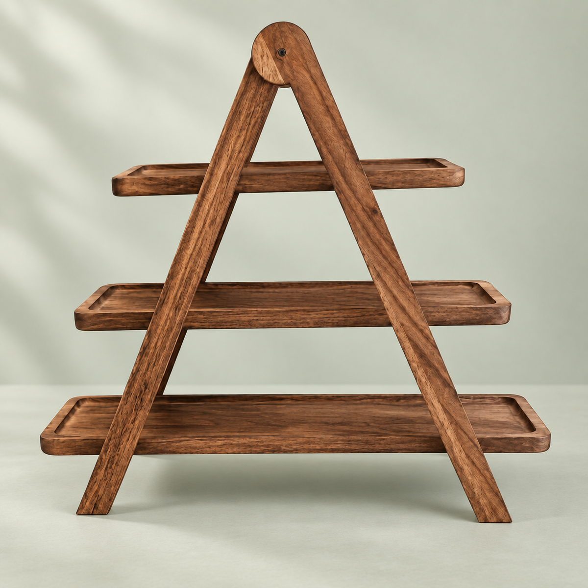 3-Tier Wooden Serving Tray