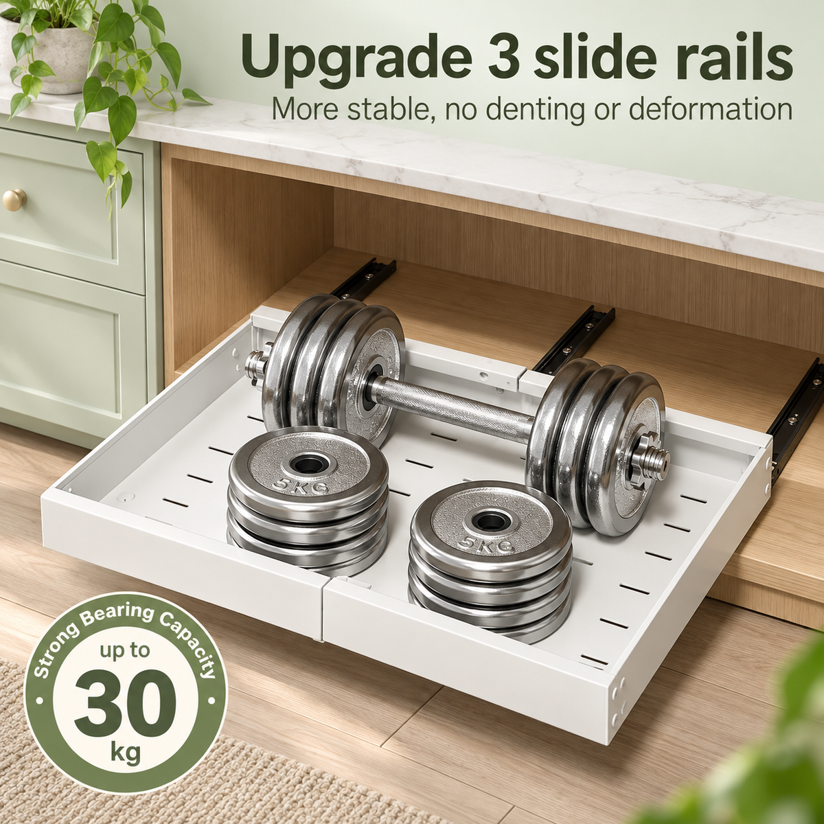 Sliding Kitchen Cabinet Organizer