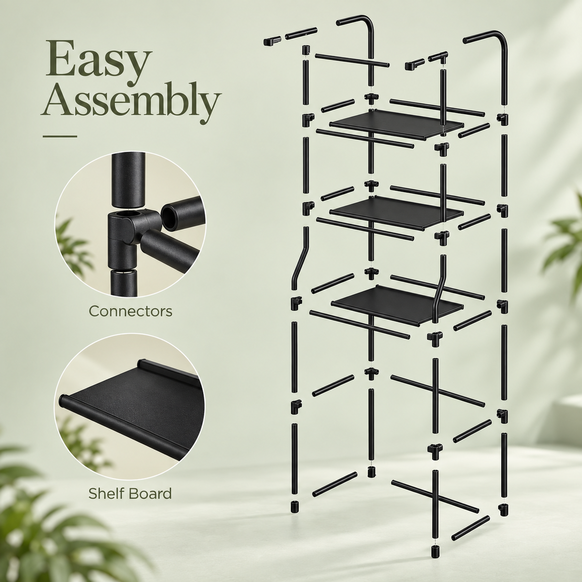 3-Tier Bathroom Space-Saving Rack