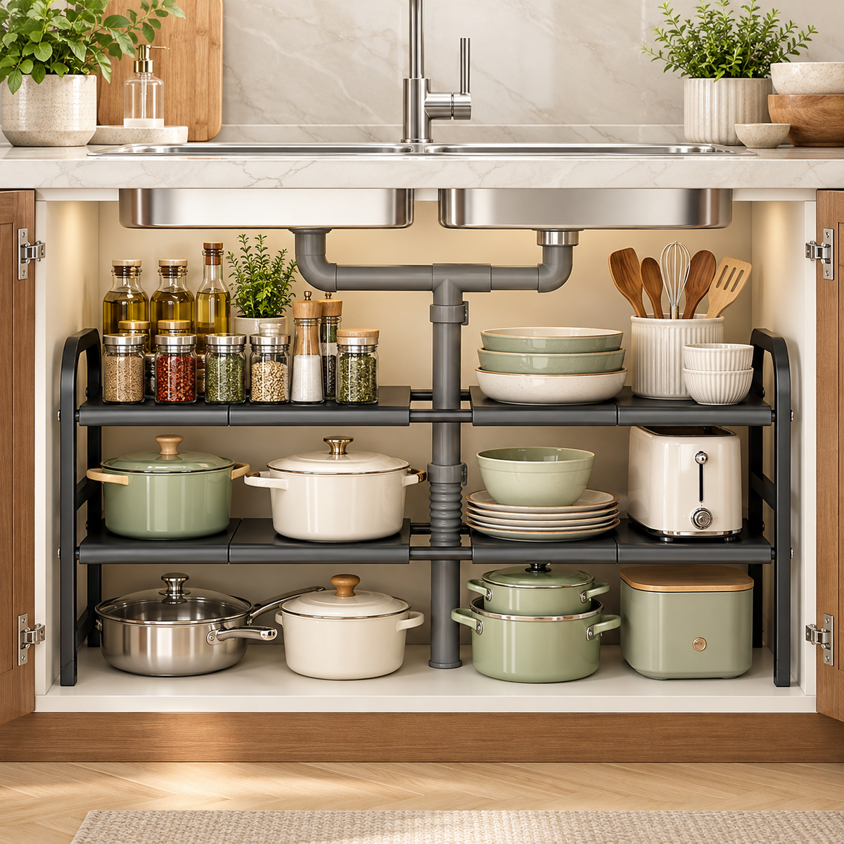 Kitchen Cabinet Organizer