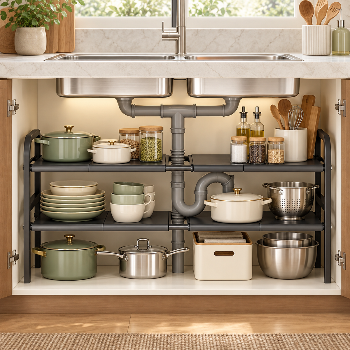 Kitchen Cabinet Organizer