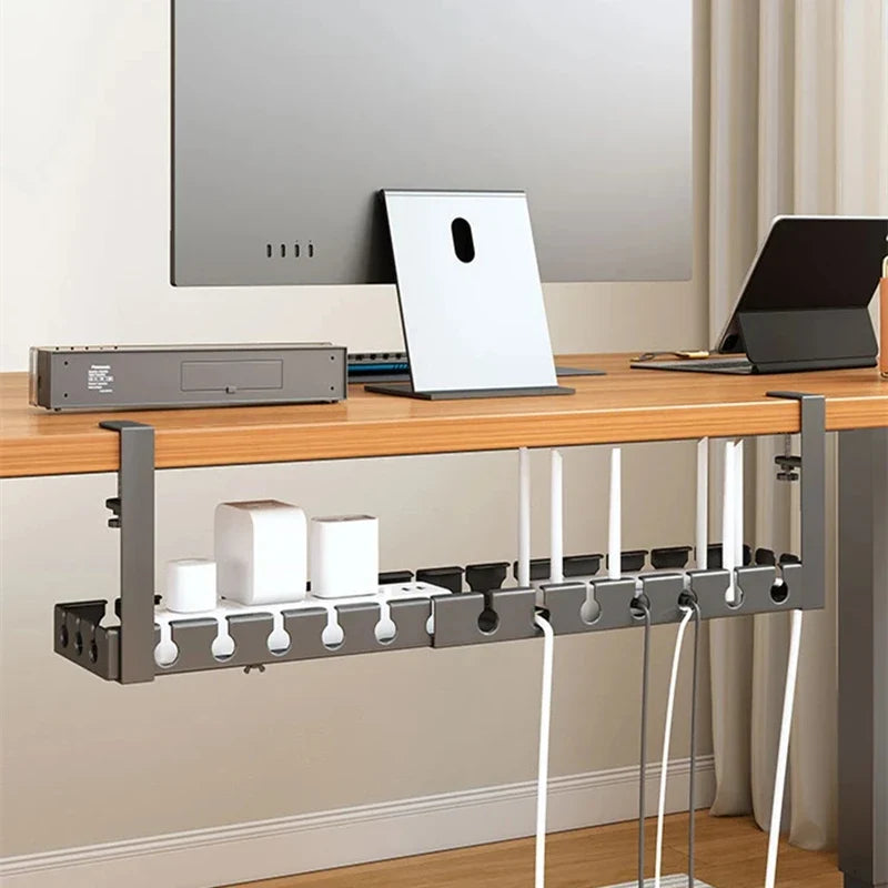 Retractable Under-Desk Cable Organizer