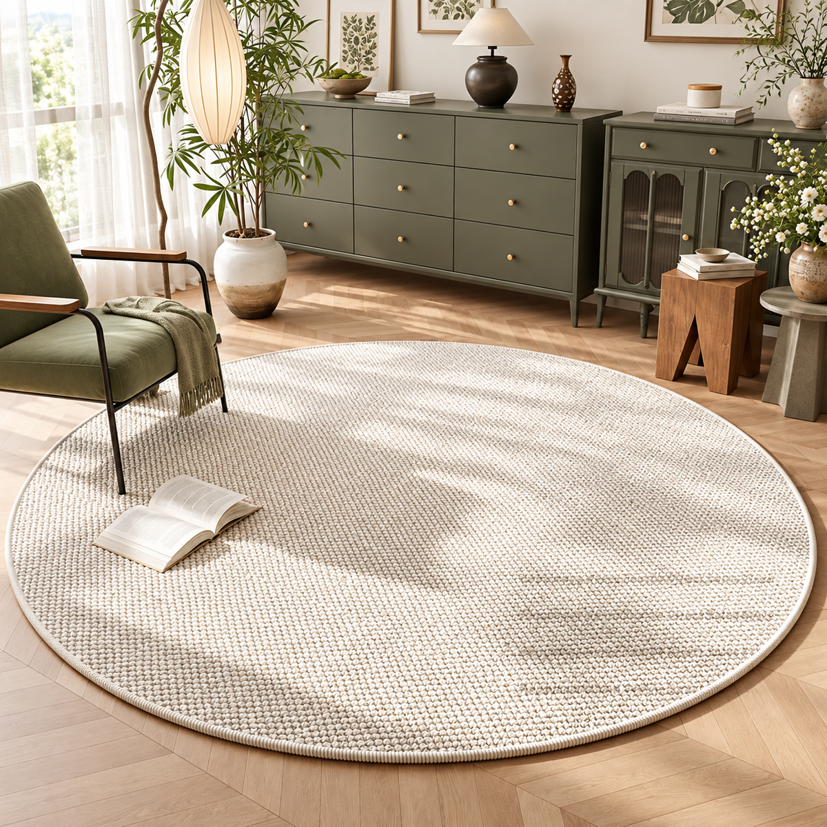 Modern Round Floor Rug
