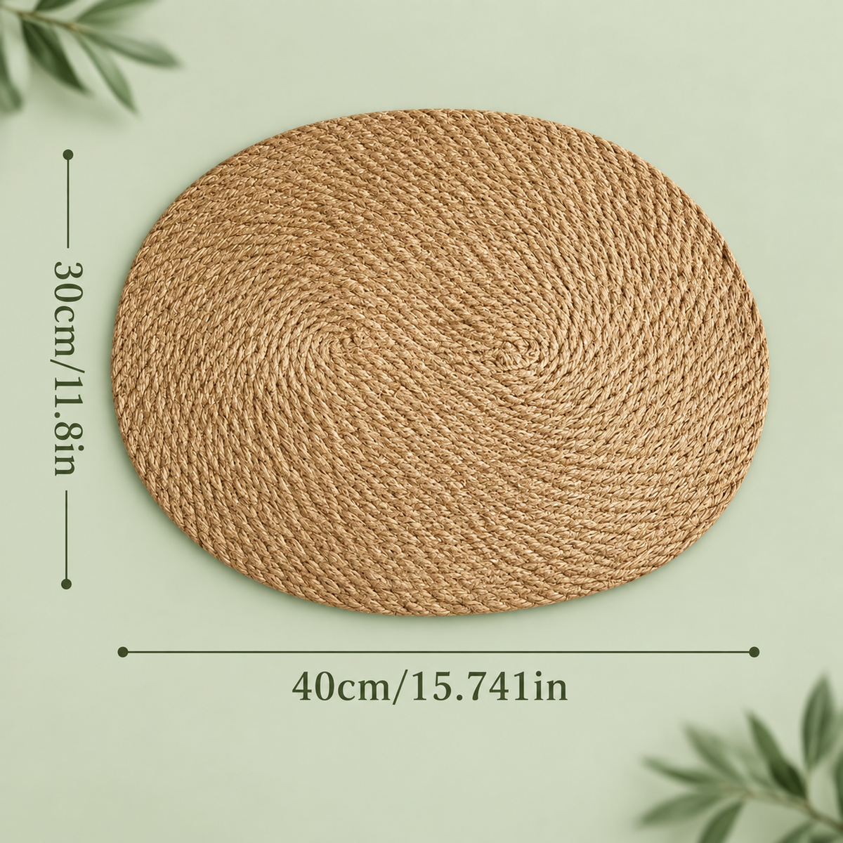 Woven Jute Trivet Mat
