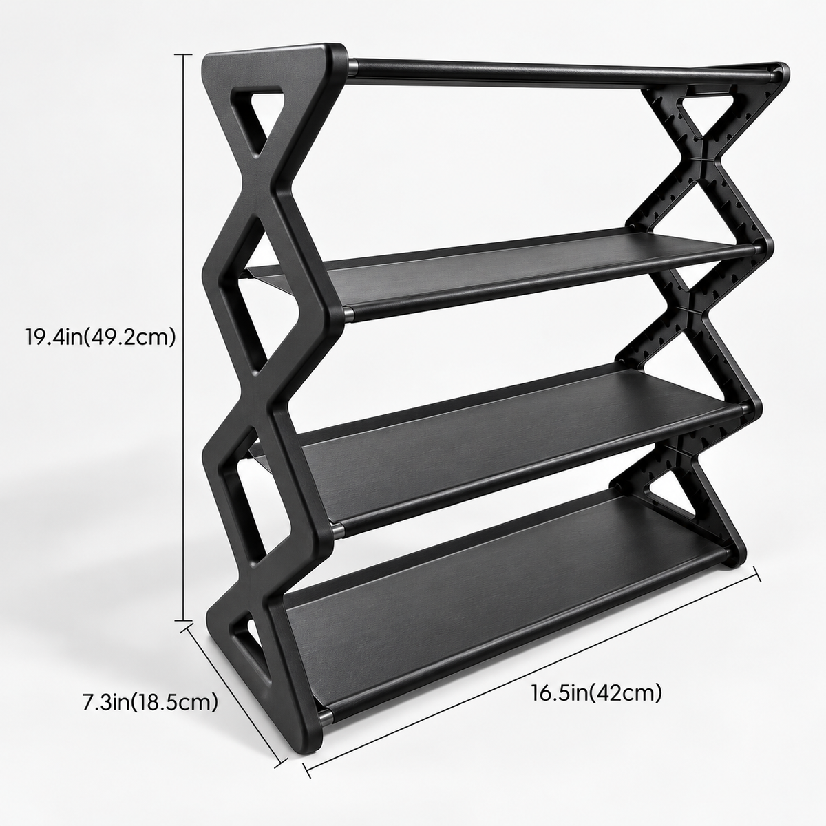 4-Tier Multifunctional Shoe Storage Organizer