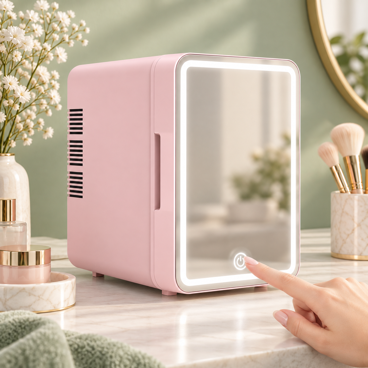 Portable Mini Beauty Fridge for Cosmetics & Skincare