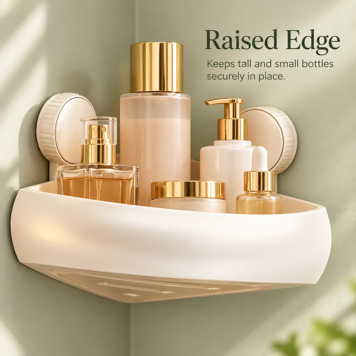 No-Drill Bathroom Wall Organizer