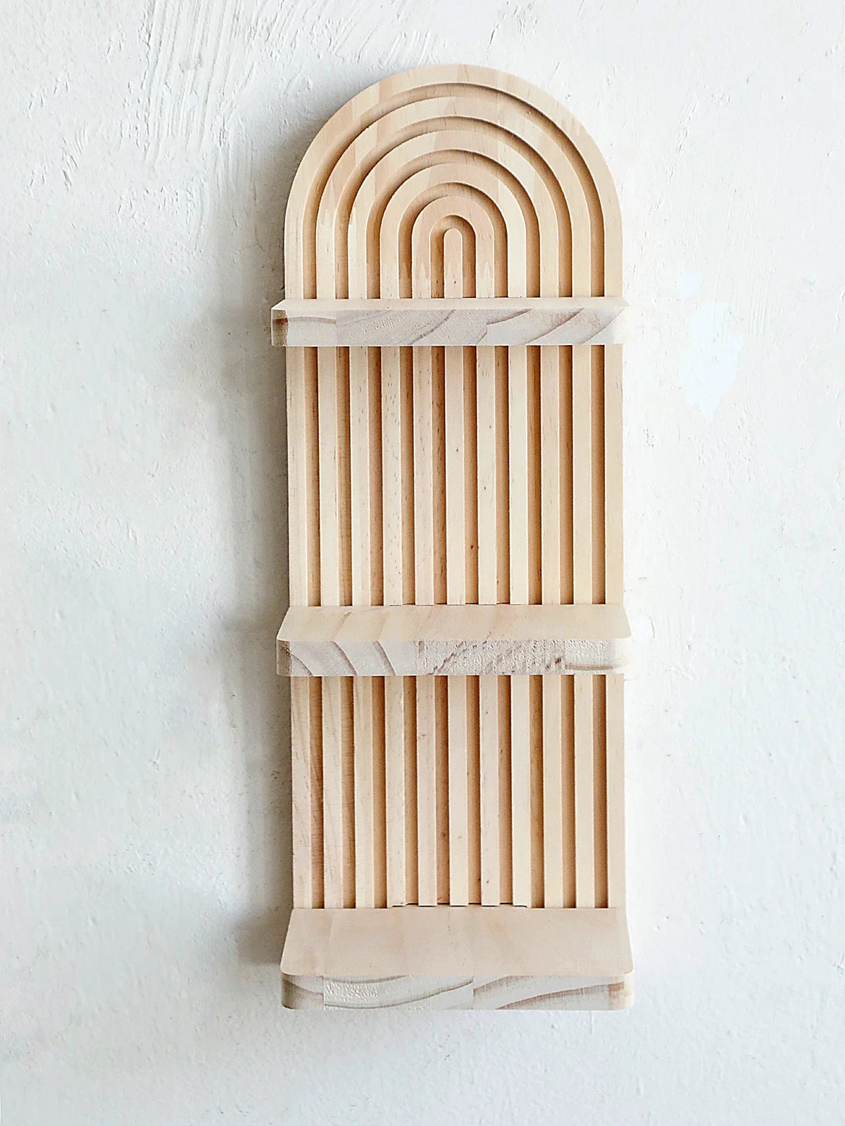 3-Tier Arch Wood Shelf