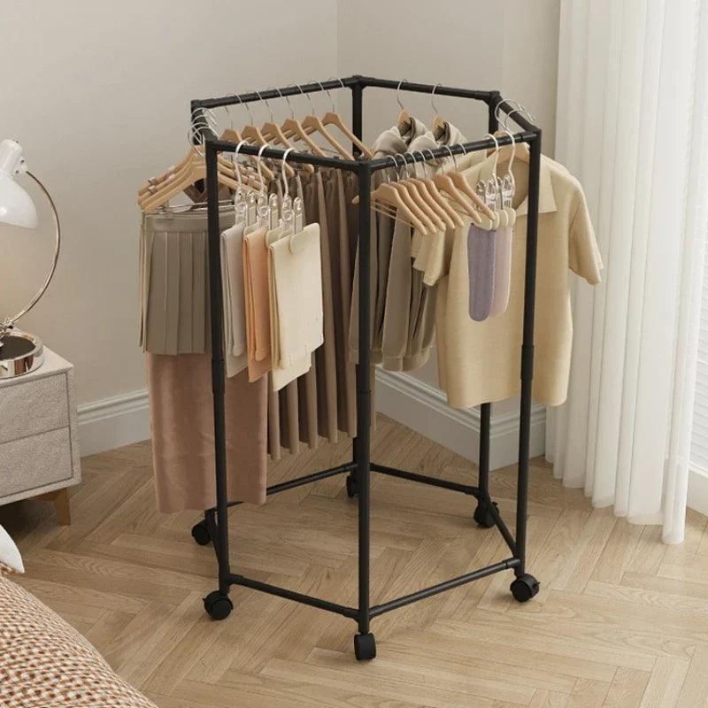 Hexagon Freestanding Clothing Rack
